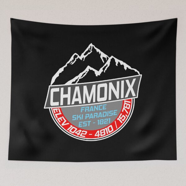 Item preview, Ski Chamonix Mont Blanc France Skiing Paradise designed and sold by chriswilson111.