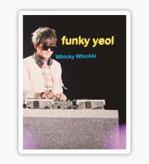 FUNKY YEOL - EXO PARK CHANYEOL MEME COMIC SANS DESIGN Sticker