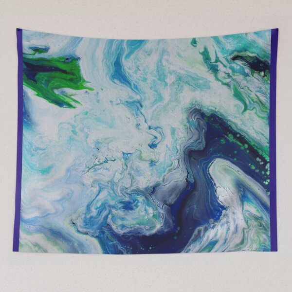Item preview, Blue Lagoon Abstract 3 designed and sold by Jean Plout.