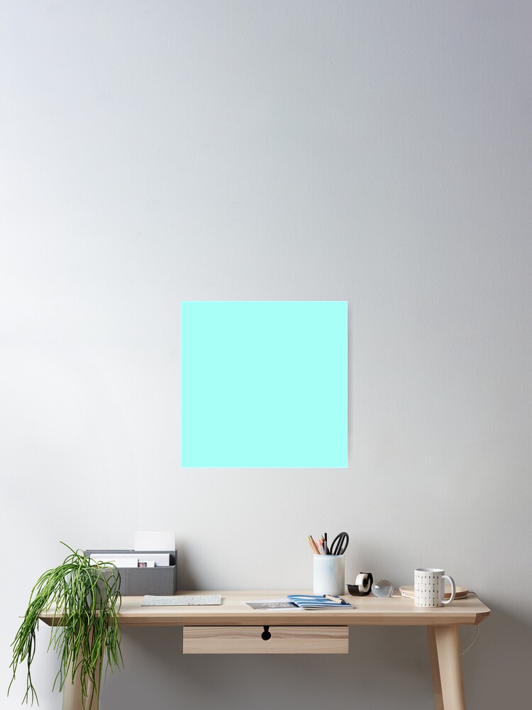 Bright Light Turquoise Solid