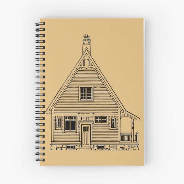 Item preview, Vintage Cabin Drawing designed and sold by Dator.