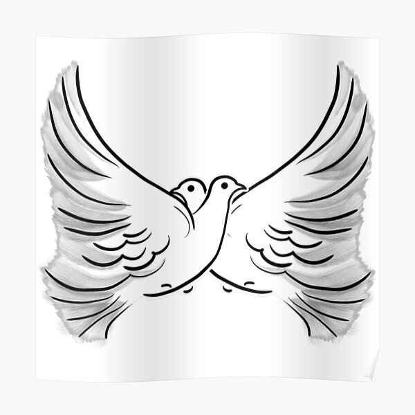 "Freedom Angel" Poster by LaPics Redbubble