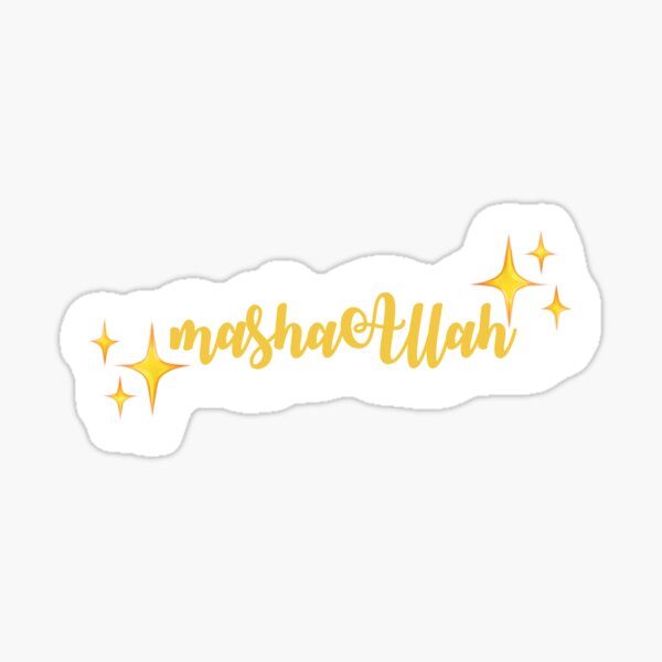 mashaallah stickers redbubble redbubble