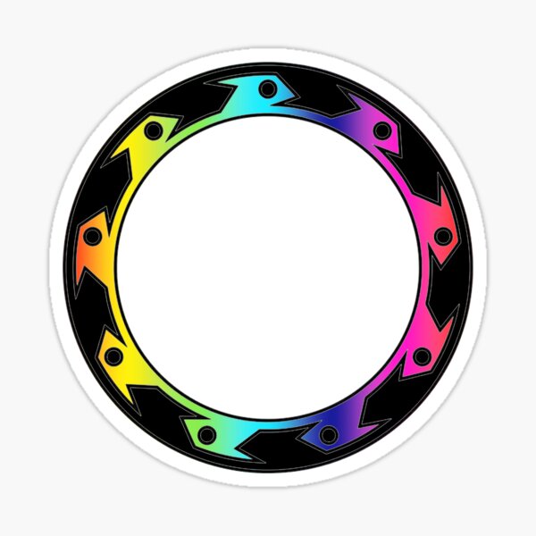 Aperçu de l'œuvre Chakram arc-en-ciel de Xena créée et vendue par VonStransen.