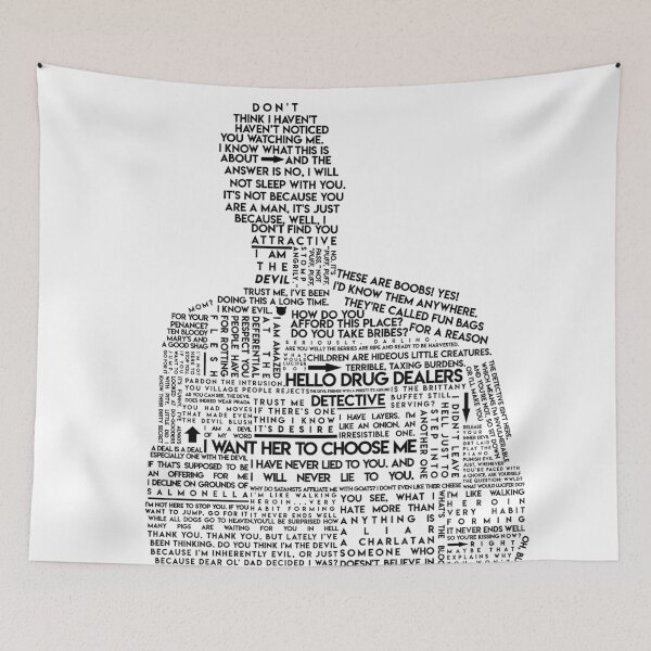 Item preview, Lucifer Morningstar Typography designed and sold by abouttomellis.