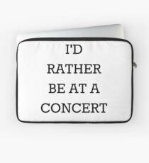 Funda para portátil Estaría bastante en un concierto negro
