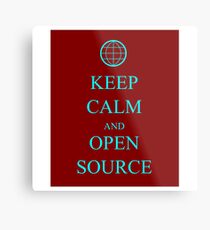 Keep Source Metal Print