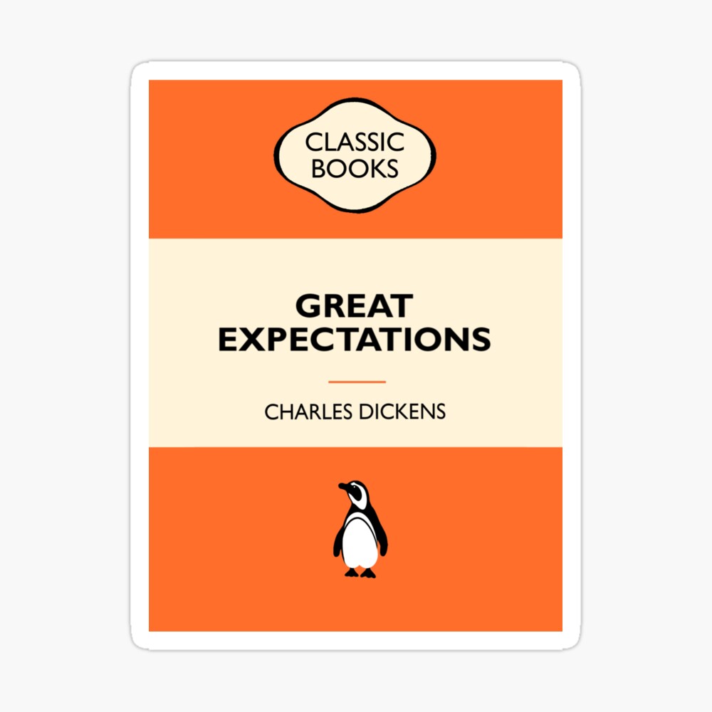 Great Expectations Book Cover Art Board Print By Matildaroseart Redbubble