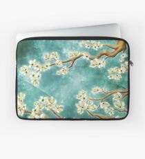 Ruhe blüht in aquamarin Laptoptasche