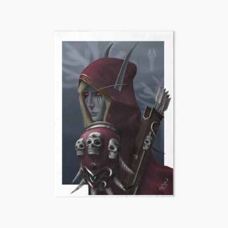 Sylvanas Windrunner (Color) Art Board Print