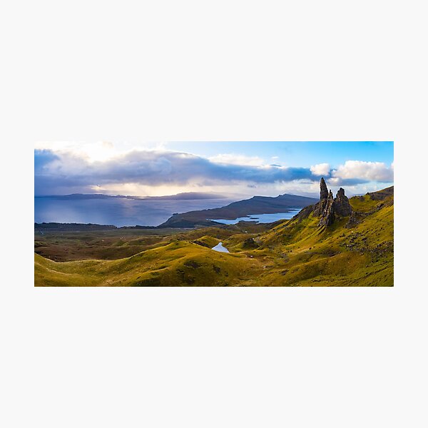 Item preview, Old Man of Storr Panorama designed and sold by Adrian Alford Photography.