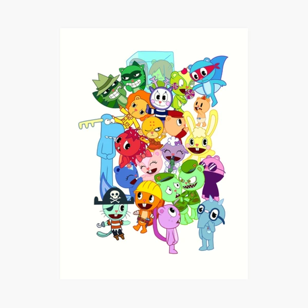 HAPPY TREE FRIENDS illustration collection A4 size | eBay
