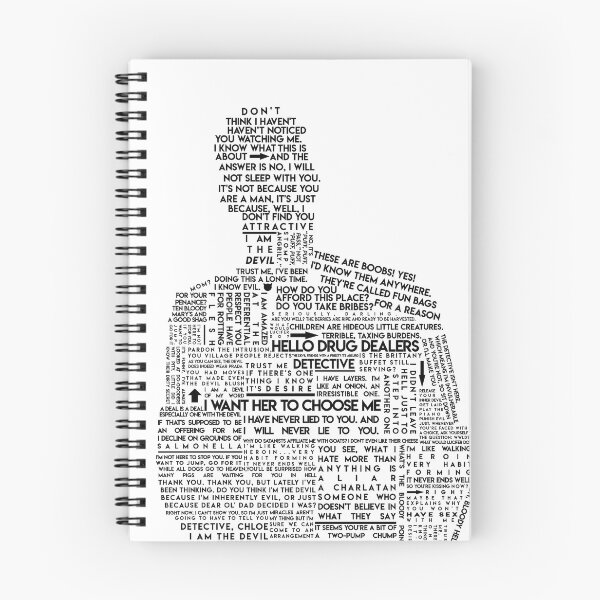 Item preview, Lucifer Morningstar Typography designed and sold by abouttomellis.
