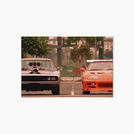 The fast and the furious last race Art Board Print