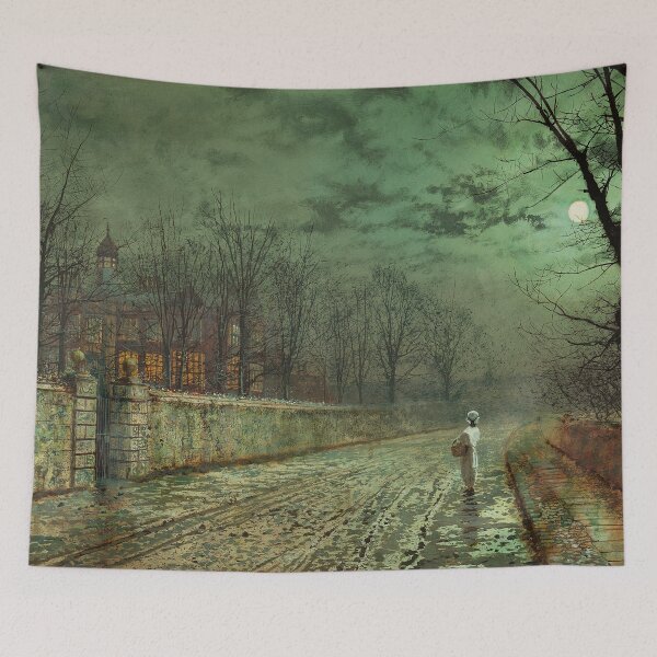 Item preview, A Moonlit Evening - John Atkinson Grimshaw designed and sold by themasters.