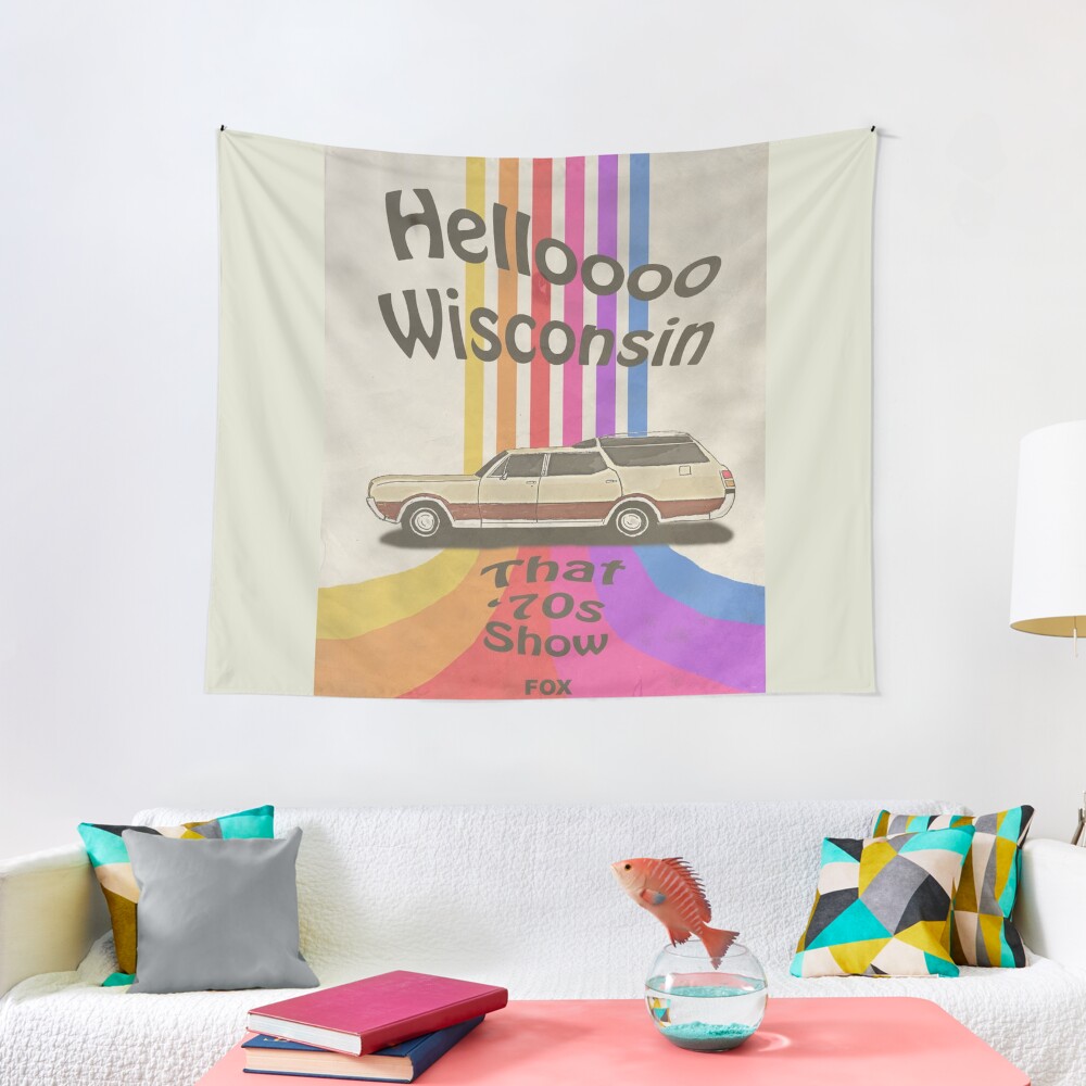 Hello Wisconsin Tapestry