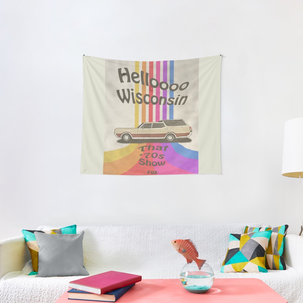 Hello Wisconsin Tapestry