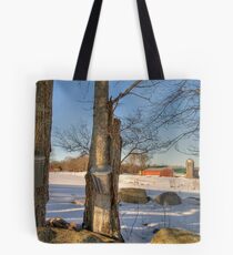 Time to collect the sap Tote Bag