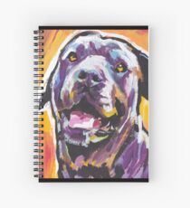 Cane Corso Dog Bright colorful pop dog art Spiral Notebook