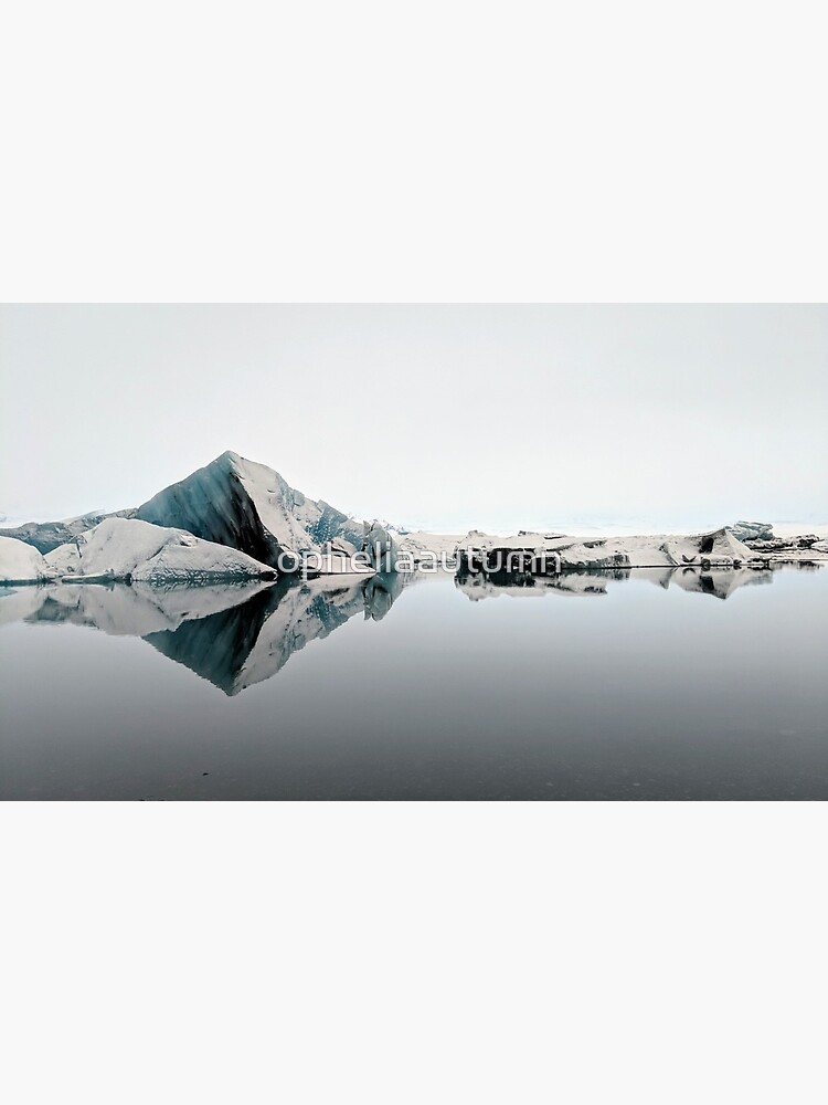 Frozen Symmetry, Glacier Lagoon by opheliaautumn