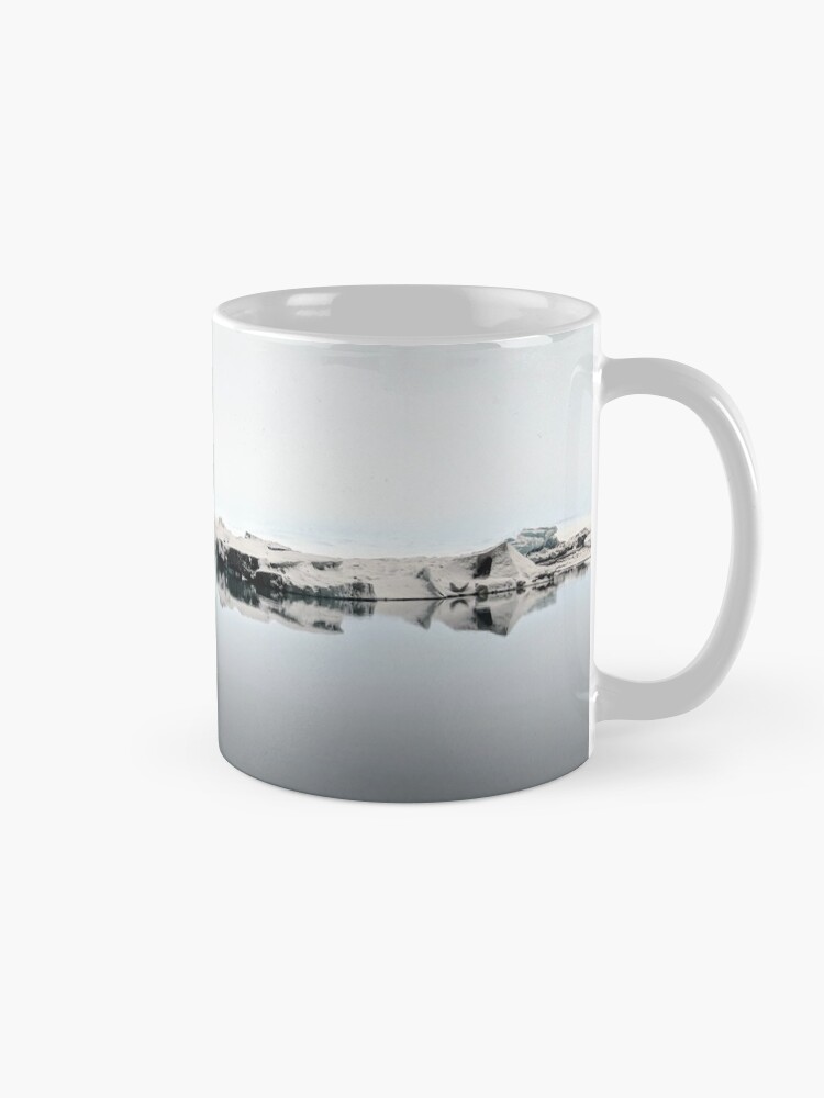 Alternate view of Frozen Symmetry, Glacier Lagoon Mug