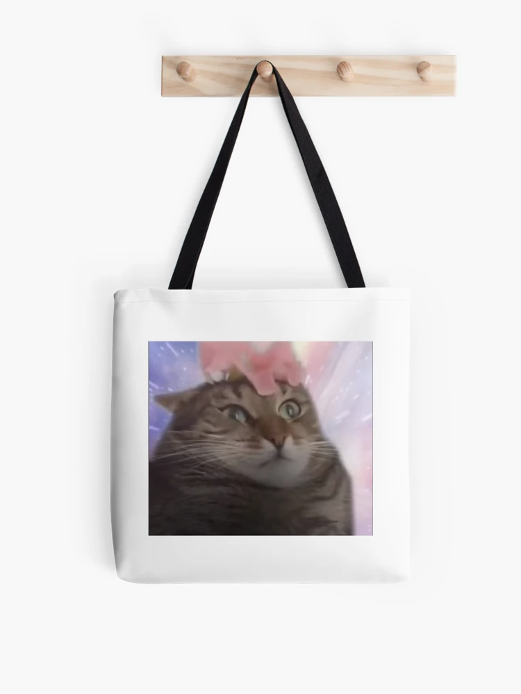 Sac Fourre-Tout Motif Chat Imprimé Sur Toile – Chouchou Chat