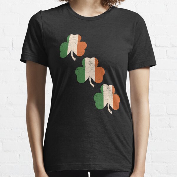 Three Shamrocks - Distressed, Vintage Style Essential T-Shirt