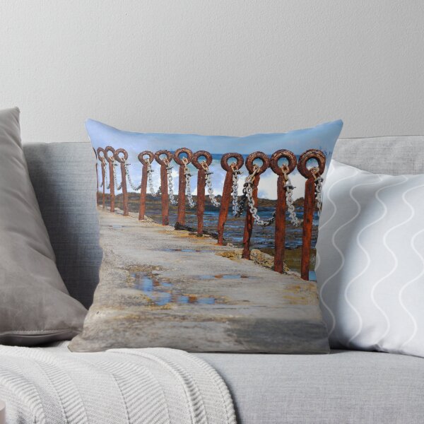 Item preview, Rusty Chain Fence - Canoe Pool, Newcastle Beach NSW designed and sold by Bev Woodman.