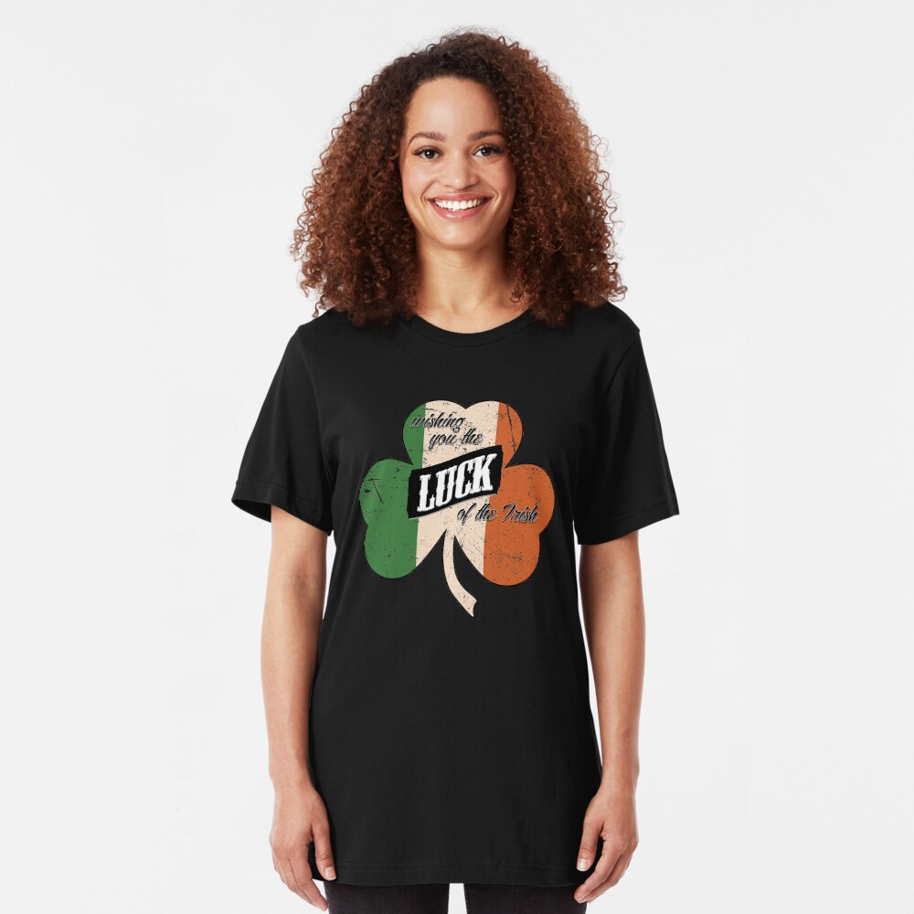 Wishing You Luck - Vintage Style Slim Fit T-Shirt