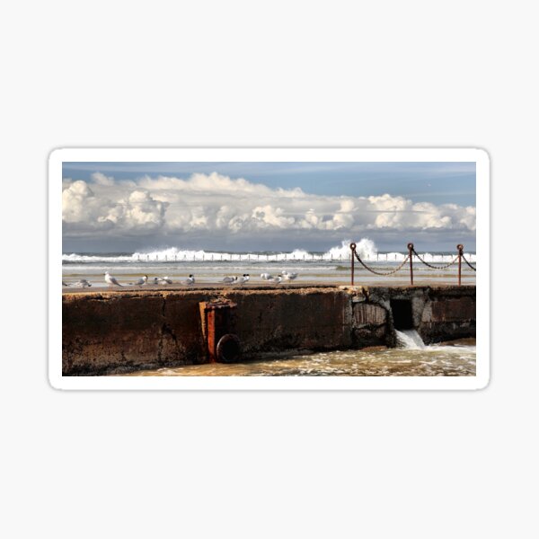 Item preview, Across the Canoe Pool - Newcastle NSW Australia designed and sold by Bev Woodman.