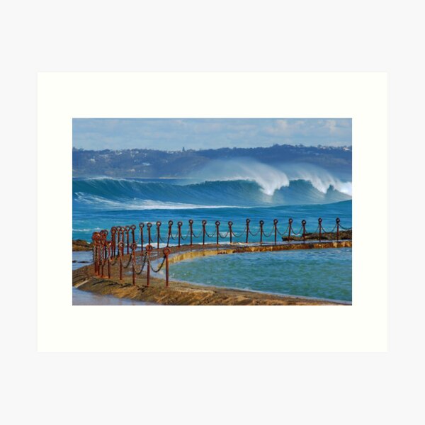 Item preview, Canoe Pool at Newcastle Baths designed and sold by Bev Woodman.