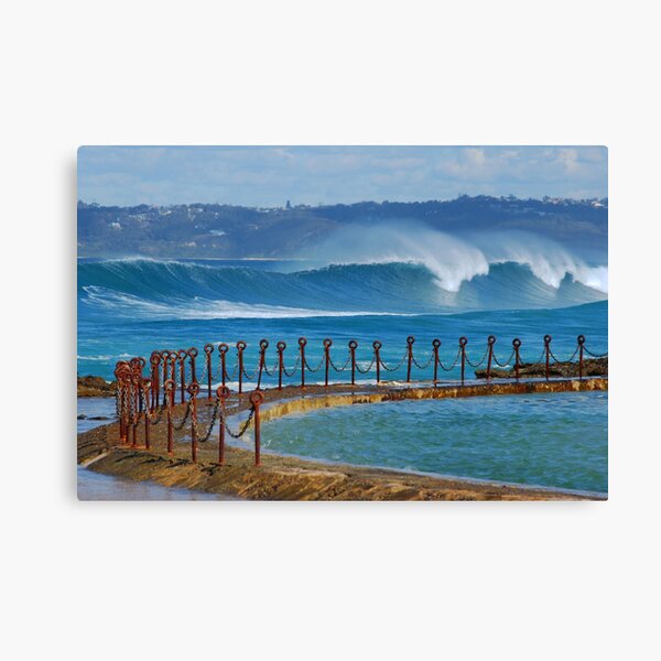 Item preview, Canoe Pool at Newcastle Baths designed and sold by Bev Woodman.