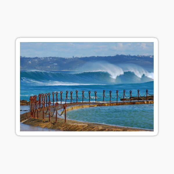 Item preview, Canoe Pool at Newcastle Baths designed and sold by Bev Woodman.