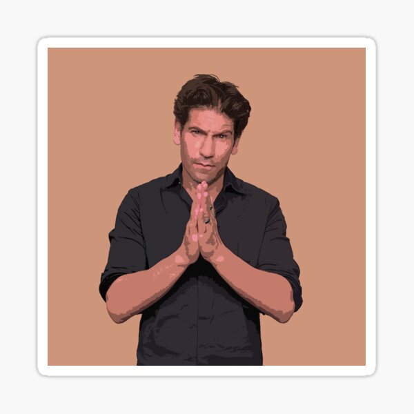 “Jon Bernthal 7” Sticker by kpalamara | Redbubble