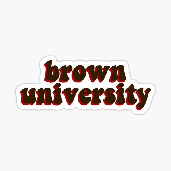 Brown University Sticker