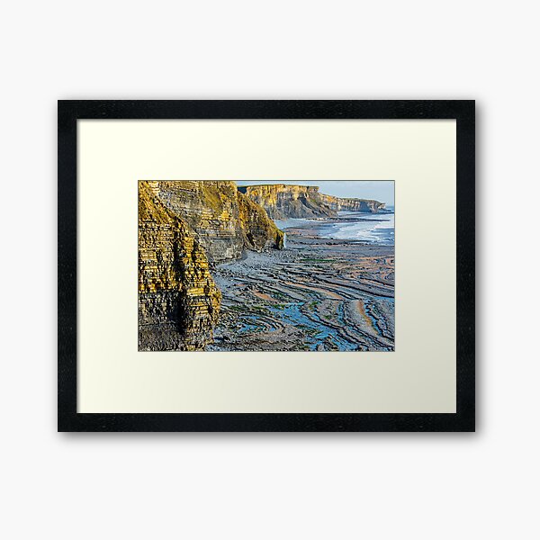 The Cliffs of Glamorgan Framed Art Print