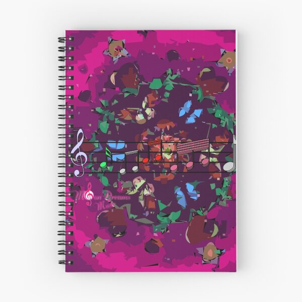 Item preview, Vibrant Pink Colorful Abstract Flowers & Music designed and sold by moondreamsmusic.