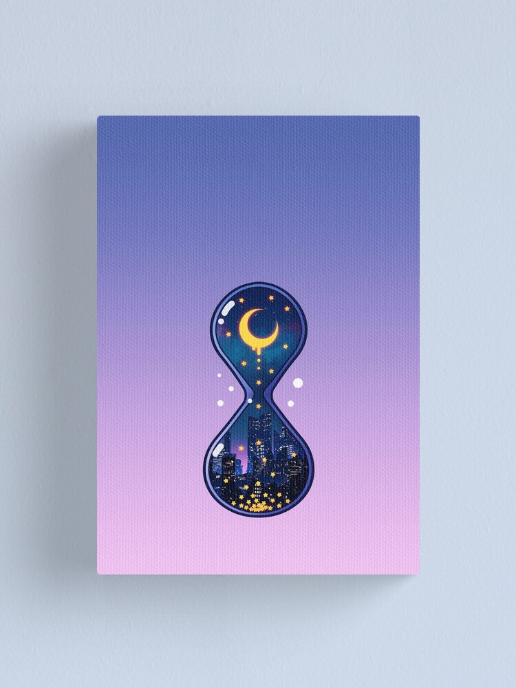 Alternate view of Moon Hourglass Canvas Print