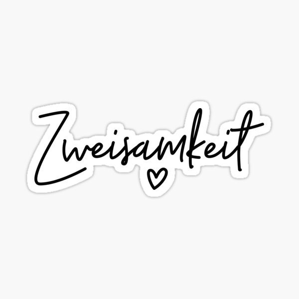 Item preview, Zweisamkeit, German Word, Togetherness designed and sold by Dialectees.