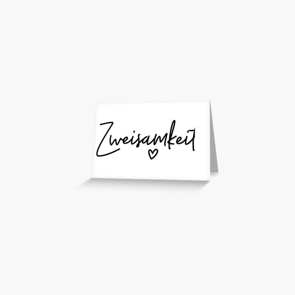 Item preview, Zweisamkeit, German Word, Togetherness designed and sold by Dialectees.