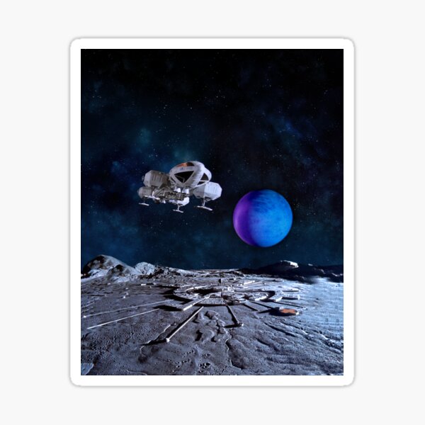 EAGLE BB OVER ALPHA WITH PLANET NO LOGO 20190131D Sticker