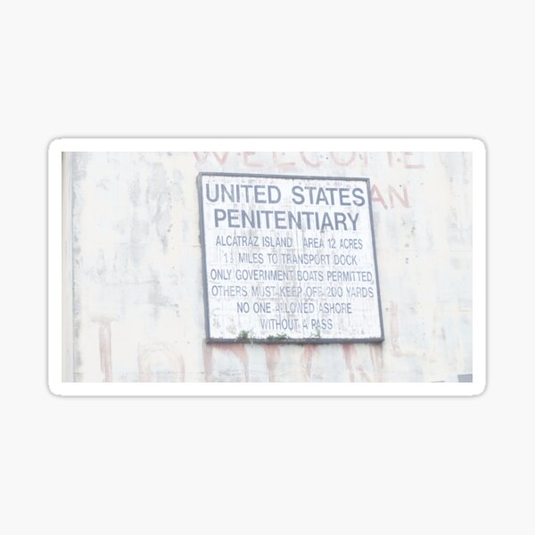Alcatraz Sticker