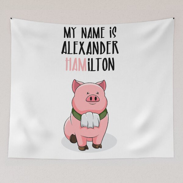 Item preview, Alexander Hamilton Pig Piggy Ham BBQ Musical designed and sold by Moonpie90.
