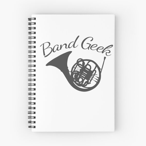 Item preview, Band Geek French Horn designed and sold by nerdchild.