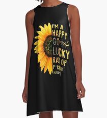 I'm a happy go lucky ray of fucking sunshine shirt A-Line Dress
