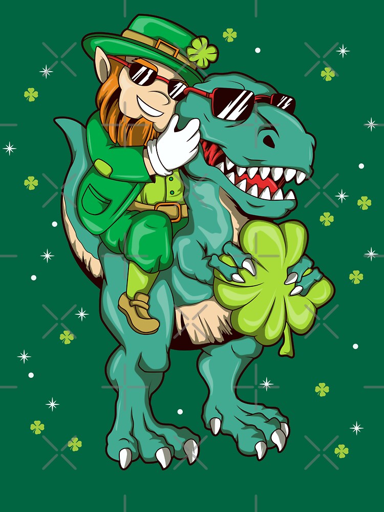 dinosaur st patricks day