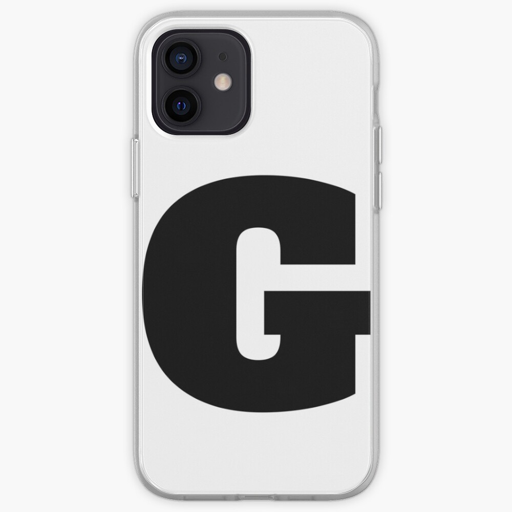 Alphabet G Uppercase Letter G Letter G Iphone Case Cover By Marosharaf Redbubble
