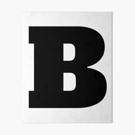 "Alphabet B (lower Case Letter B), Letter B" Art Board Print For Sale ...