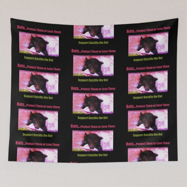 Item preview, Batzilla - Batzilla's Own Motto: Bats... Protect Them or Lose Them  designed and sold by batzilla.