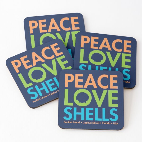 Item preview, Peace Love Shells Sanibel Island designed and sold by Futurebeachbum.